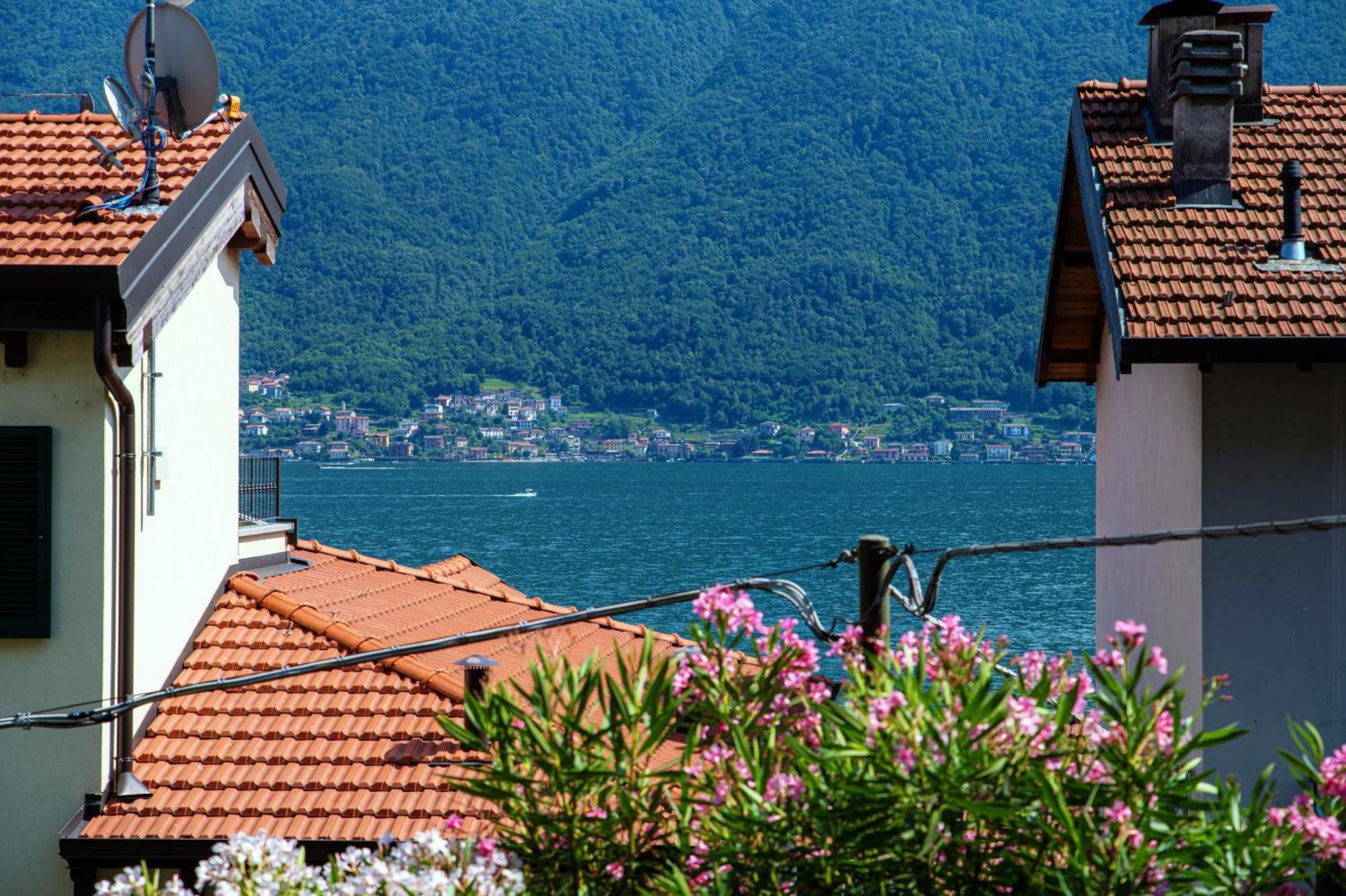 Delizioso Bilocale Vista Lago Colonno Экстерьер фото